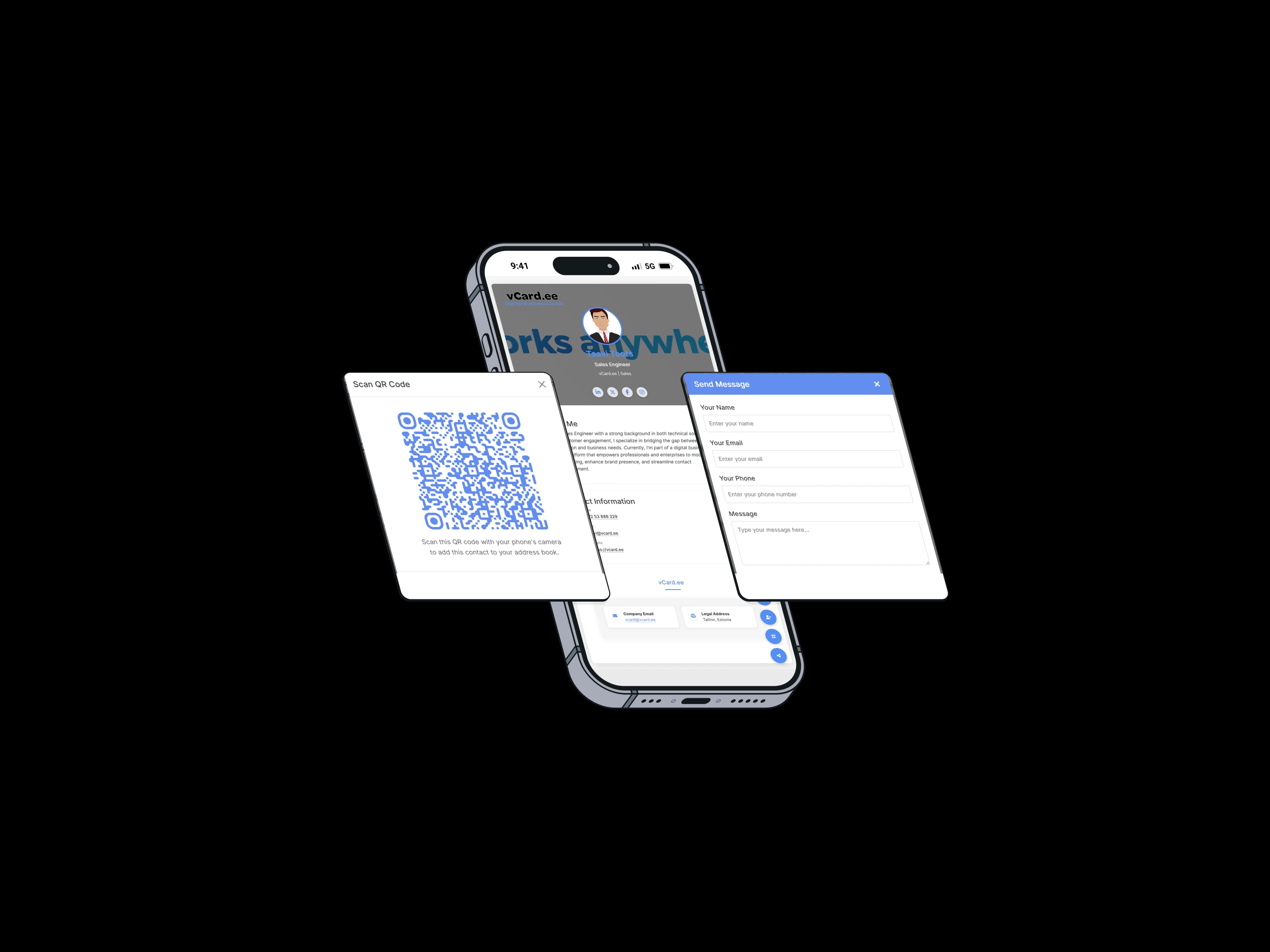 Mobile vCard Preview